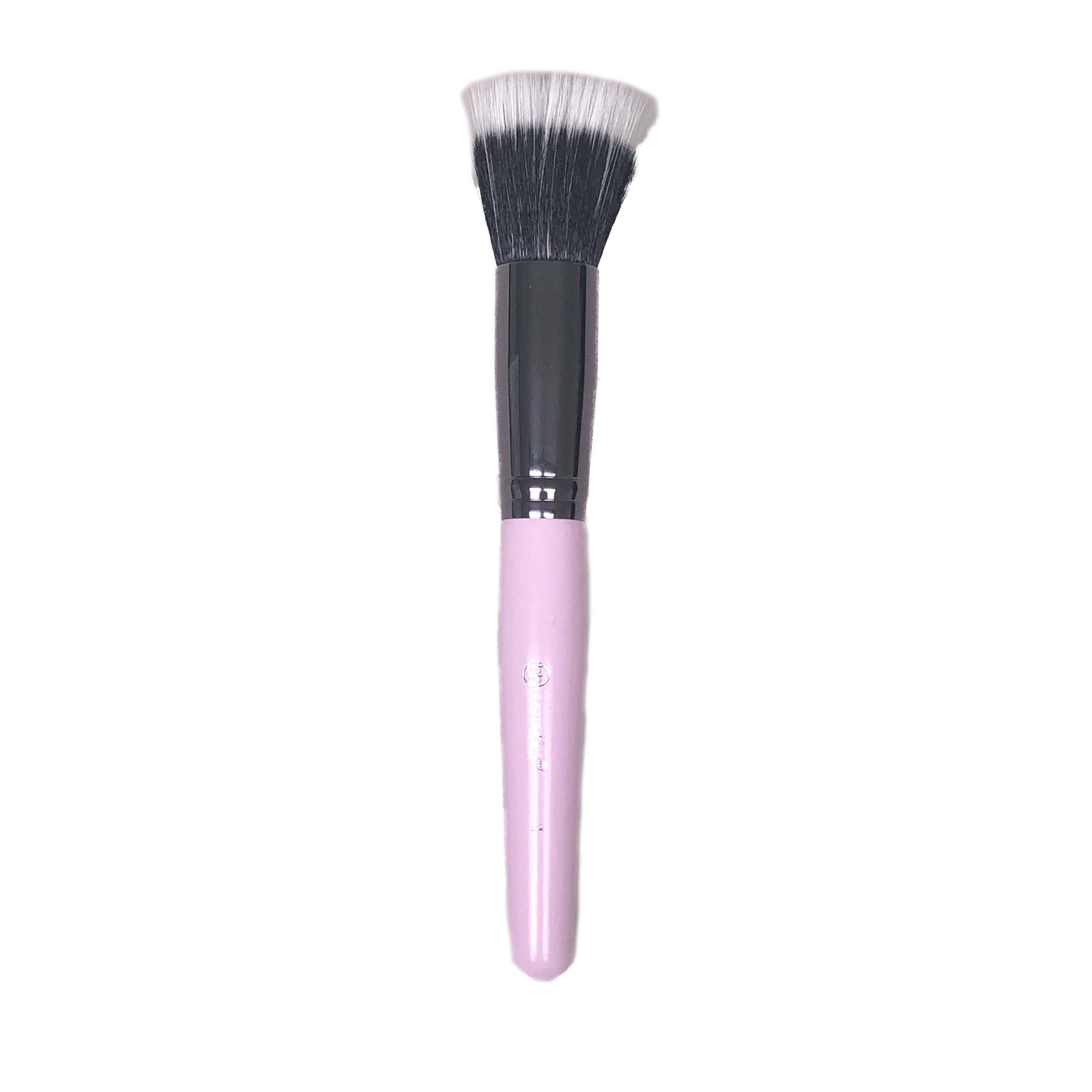 BH Cosmetics Jumbo Duo Fibre Stippling Face Brush Pink