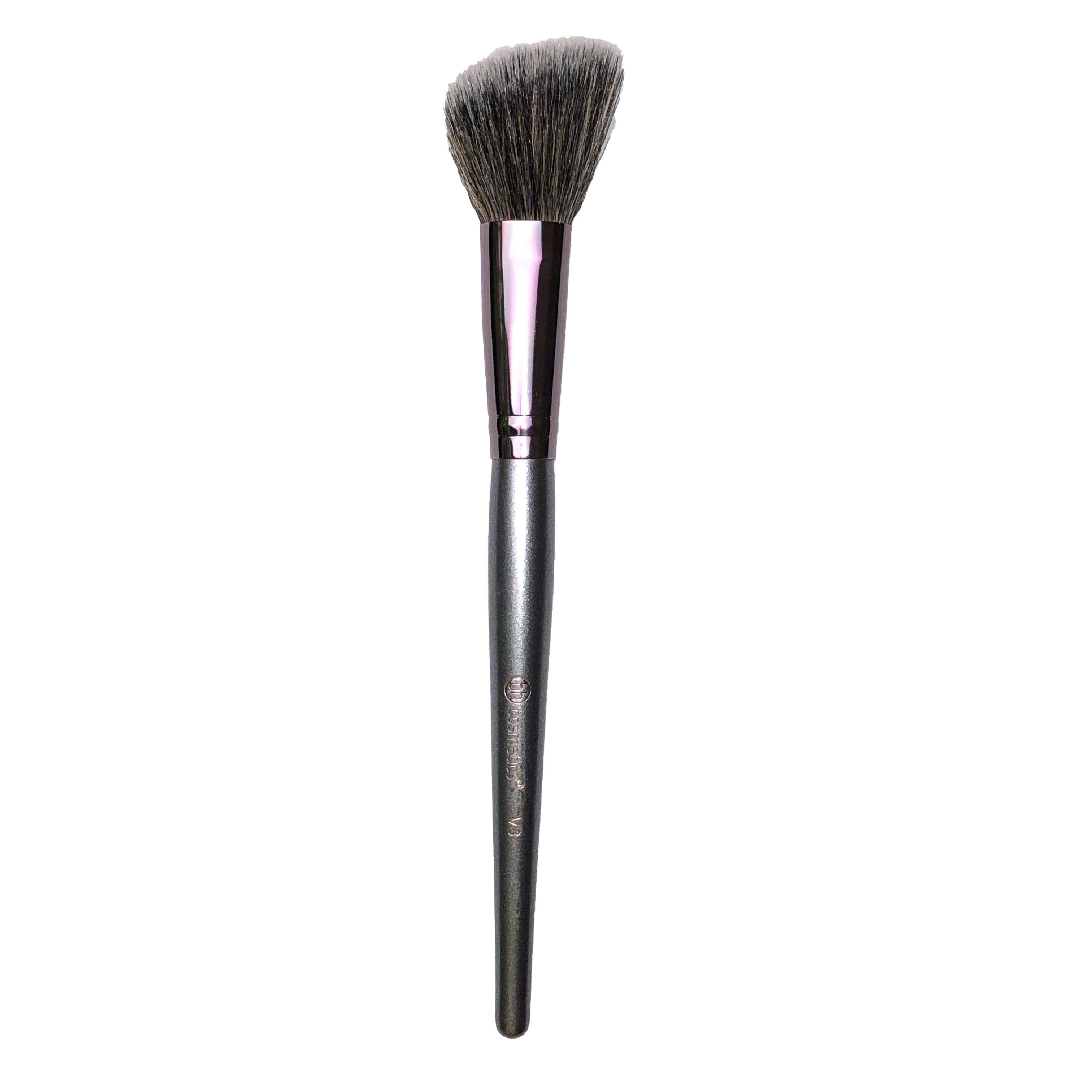 BH Cosmetics Angled Cheek Defining Blush Brush Pewter