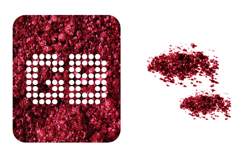 MAC Crushed Metallic Pigment Set Strawberry Patch #4