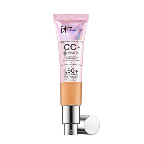 IT Cosmetics CC+ Illumination Color Correcting Illuminating Full Coverage Cream Tan