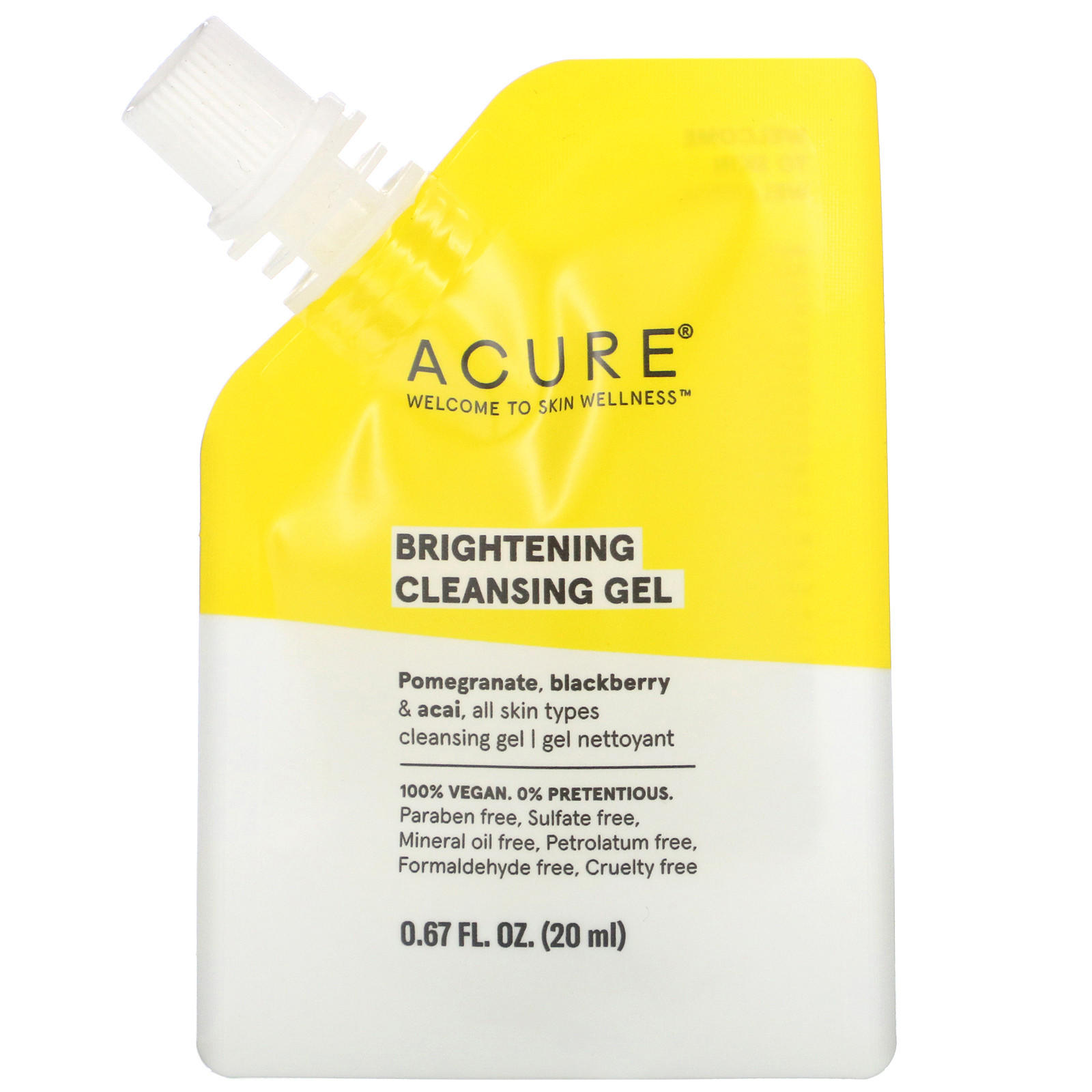 Acure Brightening Cleansing Gel Mini