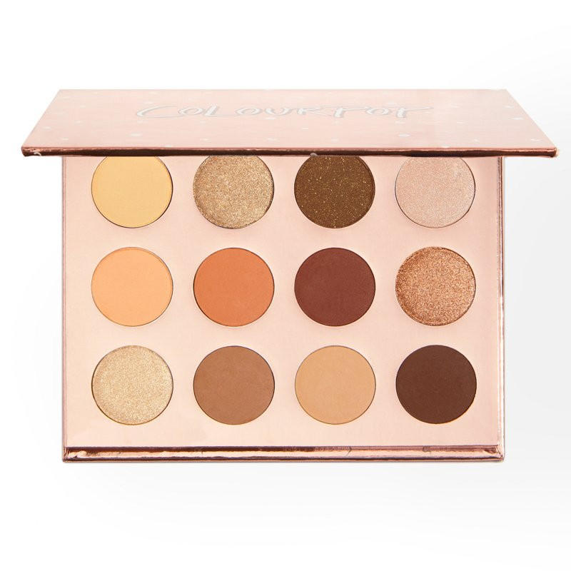 ColourPop Neutral Pressed Powder Eyeshadow Palette Double Entendre