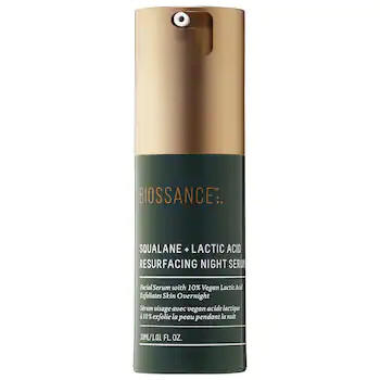 Biossance Squalane + Lactic Acid Resurfacing Night Serum Mini