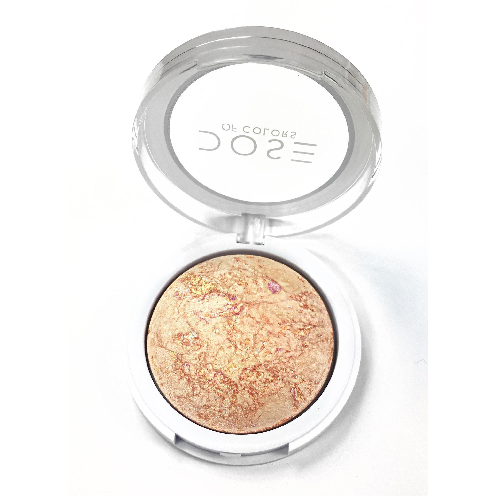 Dose Of Colors Baked Highlighter Peach Glow