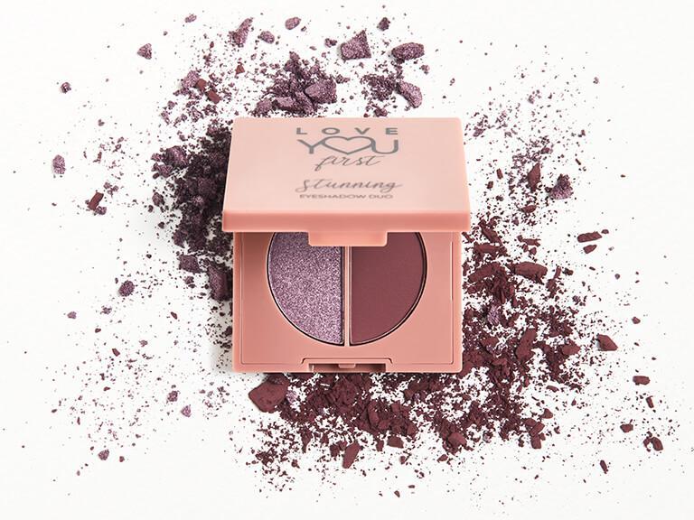 Love You First Stunning Eyeshadow Duo Lilac & Blackberry Mini