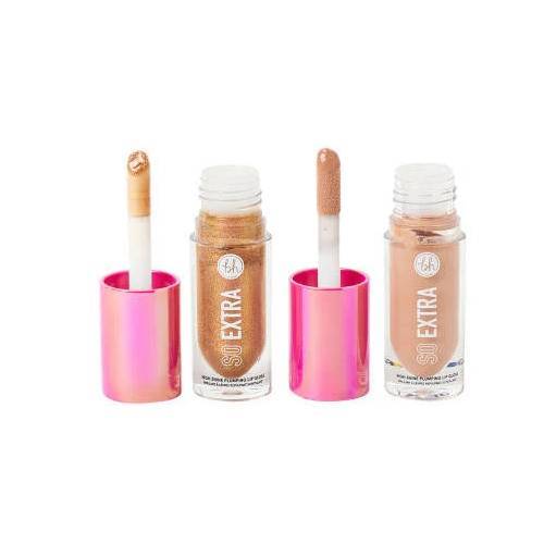 BH Cosmetics So Extra High Shine Plumping Lip Gloss Duo Chai Latte