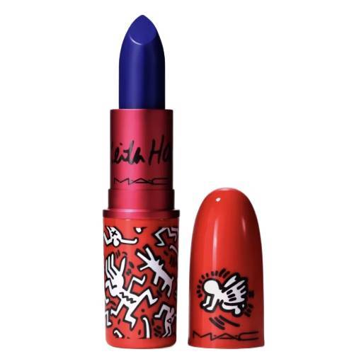 MAC Lipstick Viva Glam X Keith Haring Canal Blue