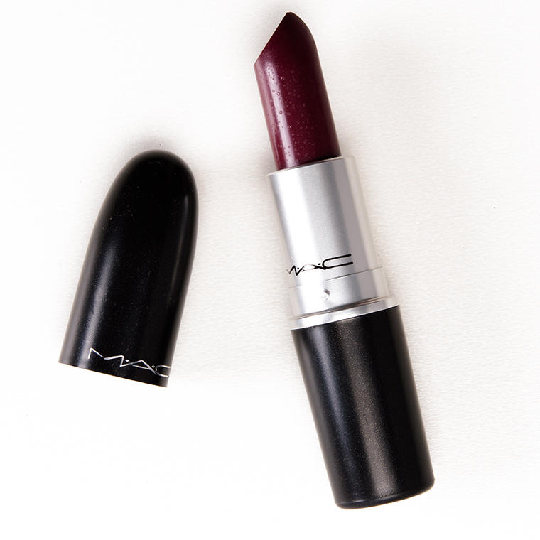 MAC Lipstick Eugenie (black purple)