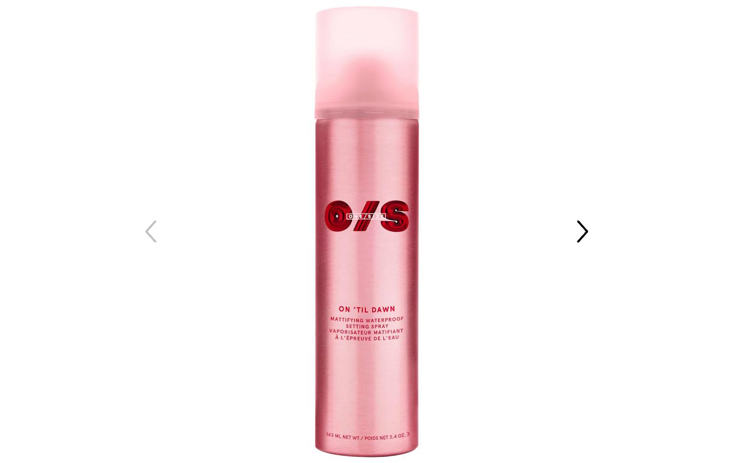ONE/SIZE by Patrick Starrr  On 'Til Dawn Mattifying Waterproof Setting Spray 143ml