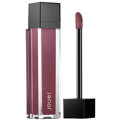 Jouer Cosmetics Lip Crème Liquid Lipstick Aubergine Mini