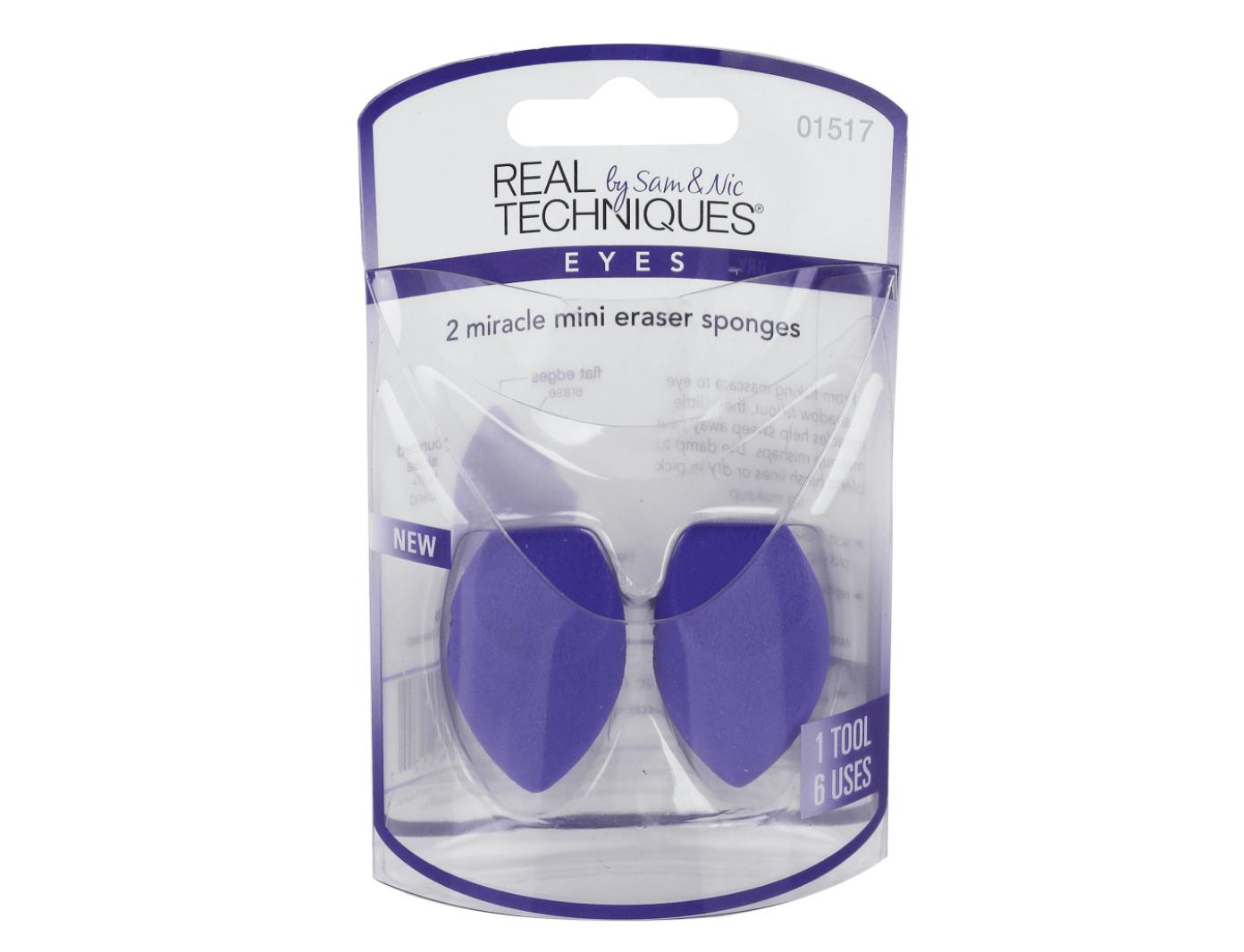 Real Techniques 2 Miracle Mini Eraser Sponges #0