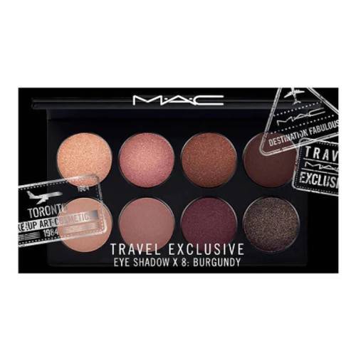 MAC Cosmetics Travel Exclusive Eye Shadow Palette x8 Burgundy