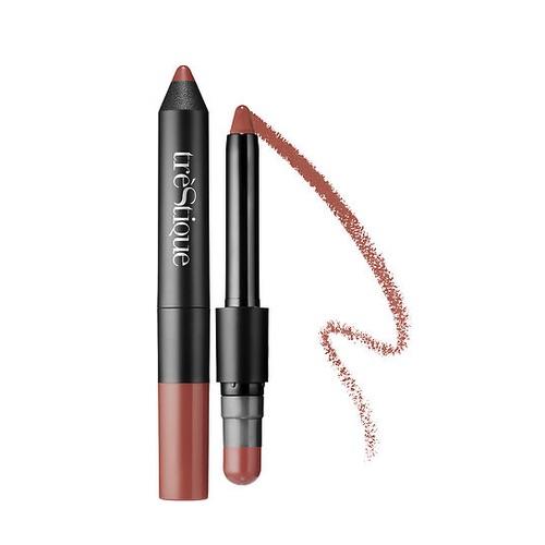 Trestique Matte Color & Shiny Balm Lip Crayon Florence Fig