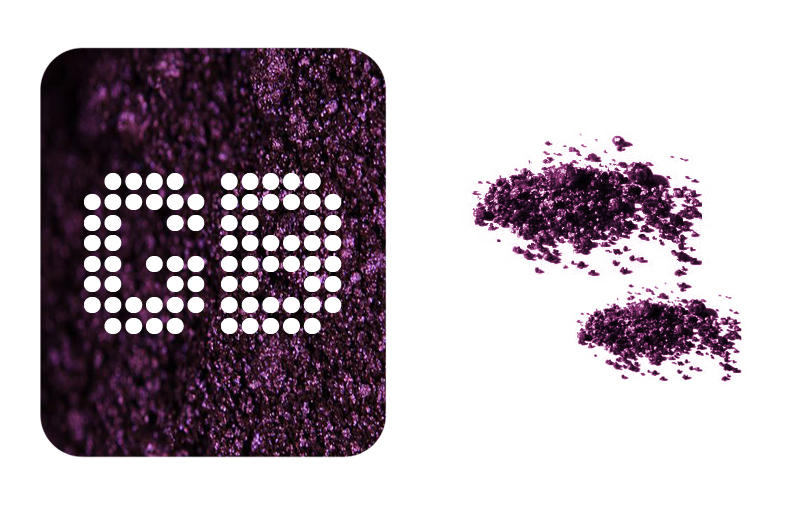 MAC Crushed Metallic Pigment Set Smoky Plum #4