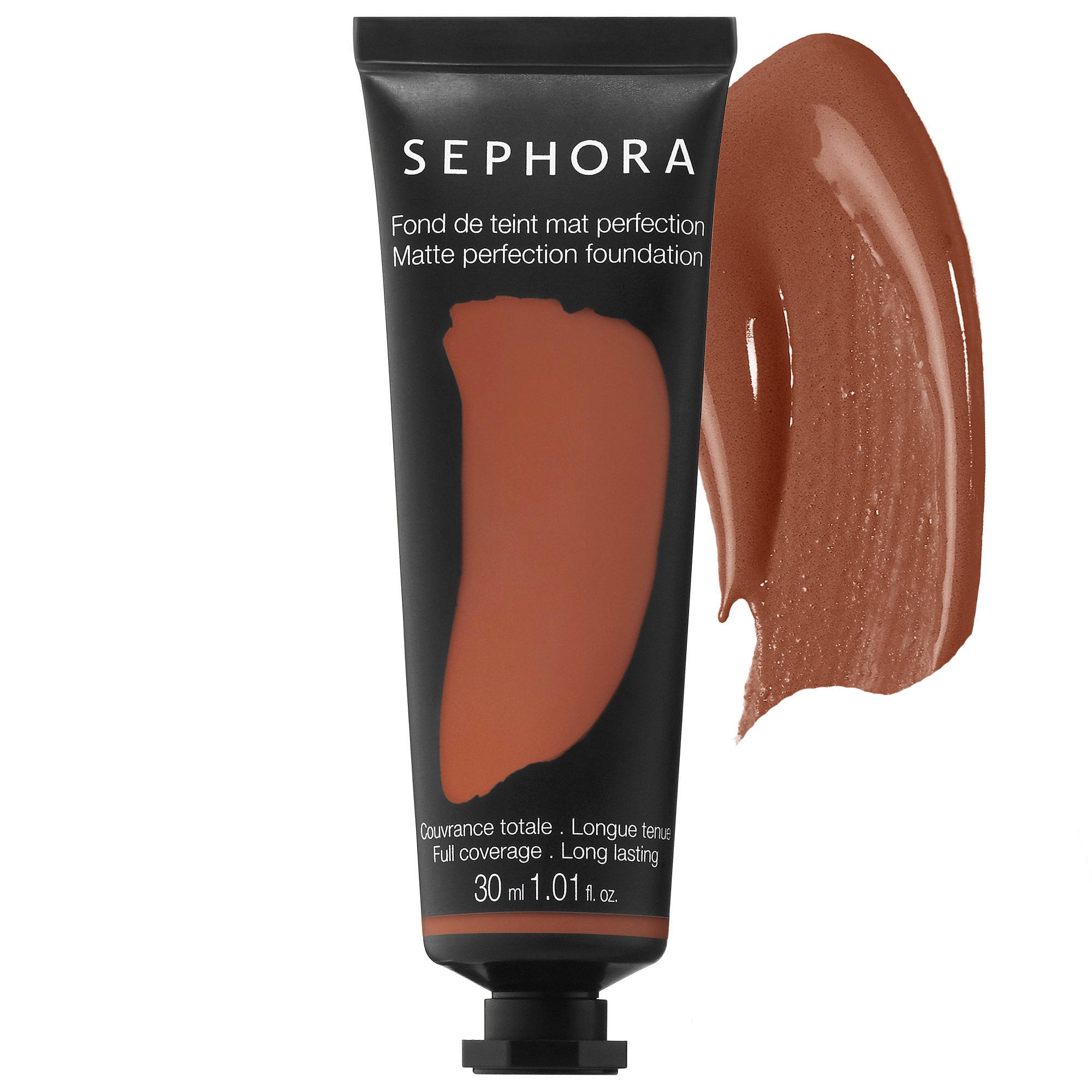 Sephora Matte Perfection Full Coverage Foundation Dark Caramel 53