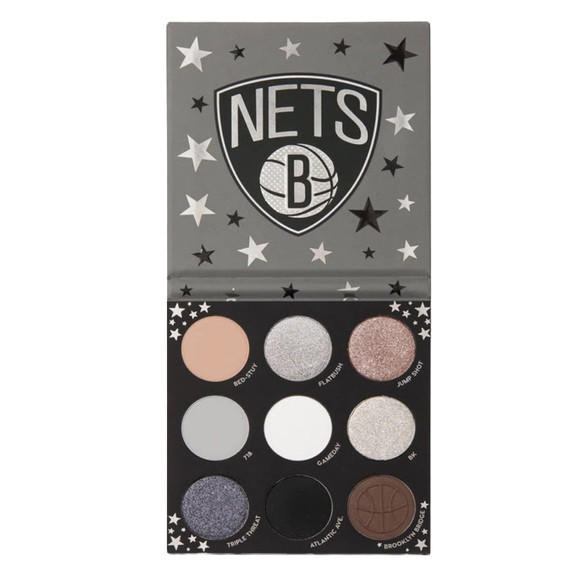 ColourPop x NBA Eyeshadow Palette Brooklyn Nets