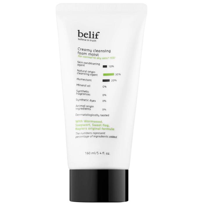 Belif Creamy Cleansing Foam Moist Travel