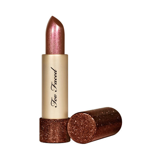 Too Faced Metallic Sparkle Lipstick That Girl