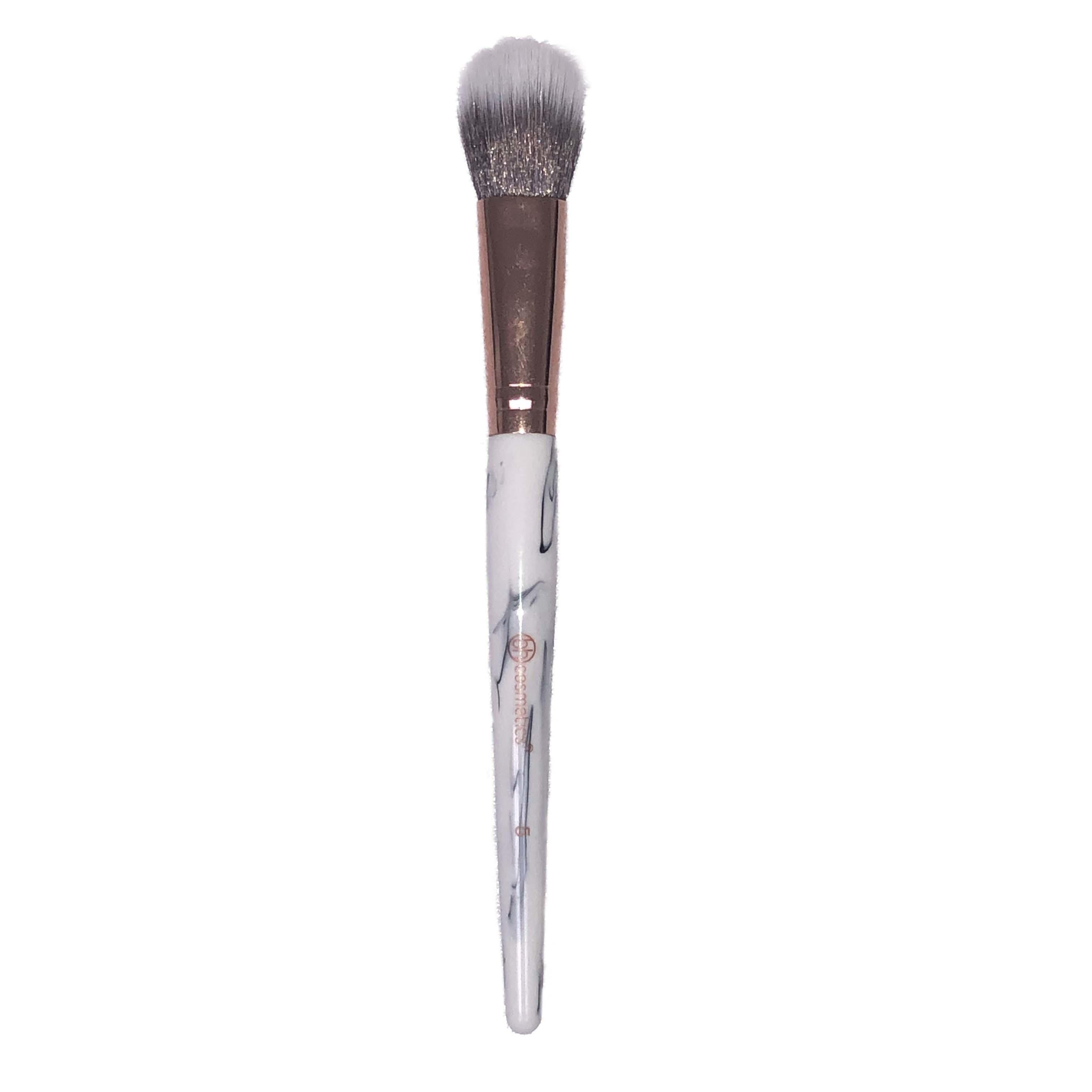 BH Cosmetics Duo-Fibre Diffusing Face Brush Marble 6