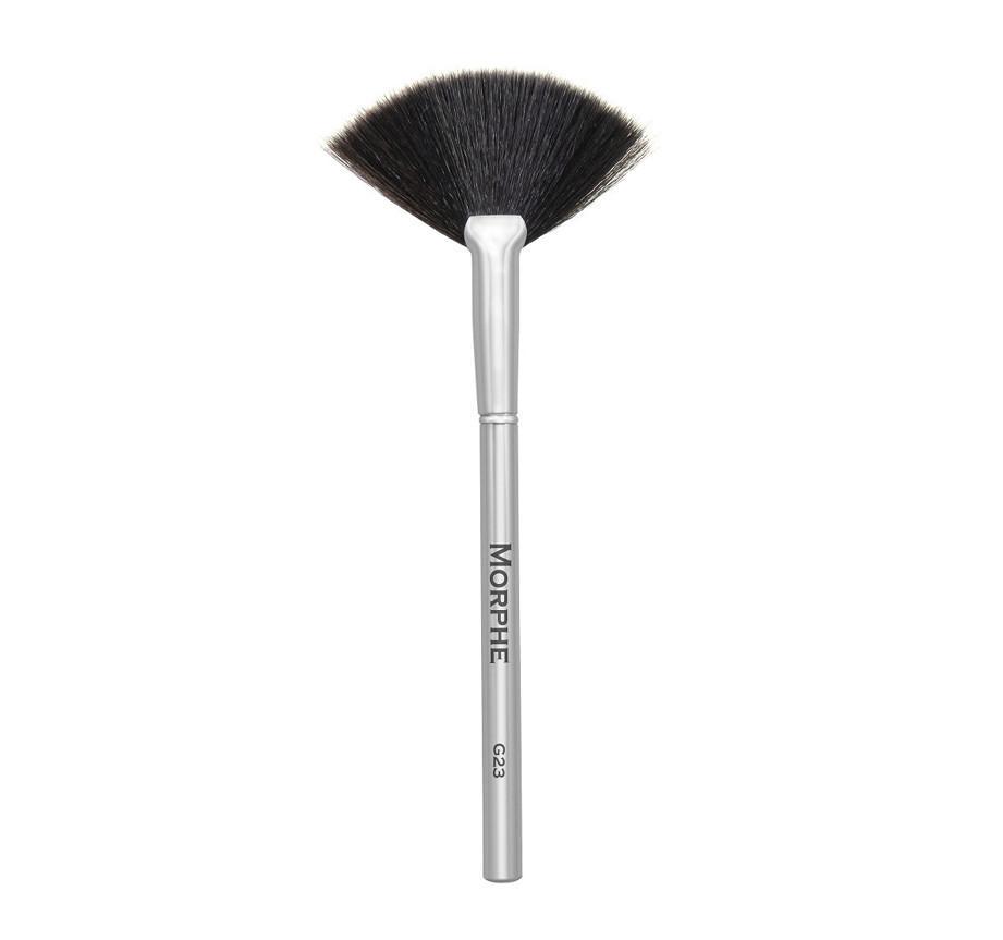 Morphe Soft Fan Brush G23 Gunmetal Collection