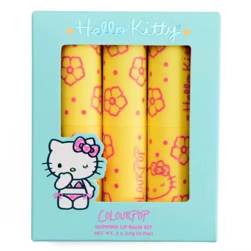 ColourPop x Hello Kitty Yummy Smoothie Lip Balm Trio  - Best  deals on ColourPop cosmetics