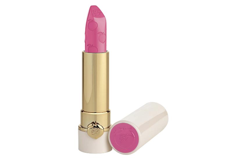 Too Faced Peach Kiss Lipstick I Think In Pink