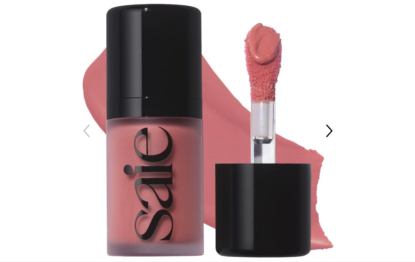Saie Beauty Dew Blush Liquid Cream Blush Peachy