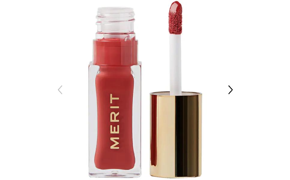 MERIT Shade Slick Tinted Lip Oil Pink Beet #0