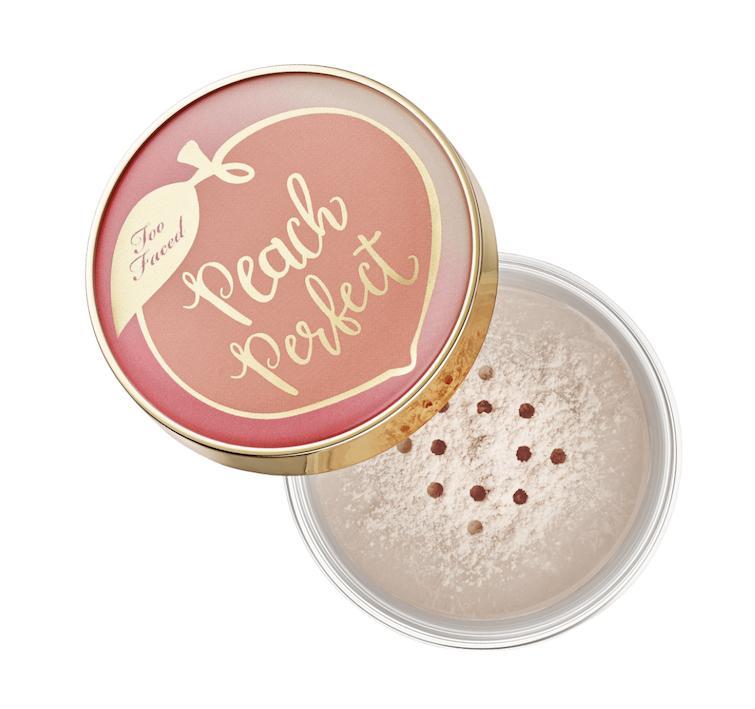 Too Faced Peach Perfect Mattifying Loose Setting Powder Translucent Peach Whisper Travel