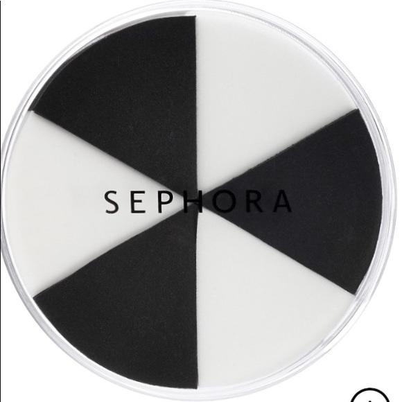 Sephora PRO Cosmetic Sponge Kit Black & White Pinwheel