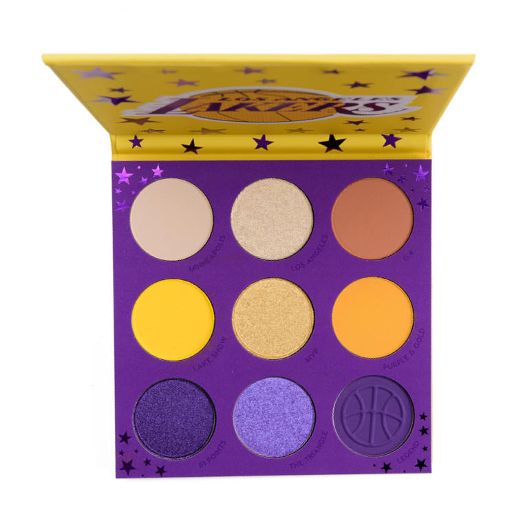 ColourPop x NBA Eyeshadow Palette Los Angeles Lakers