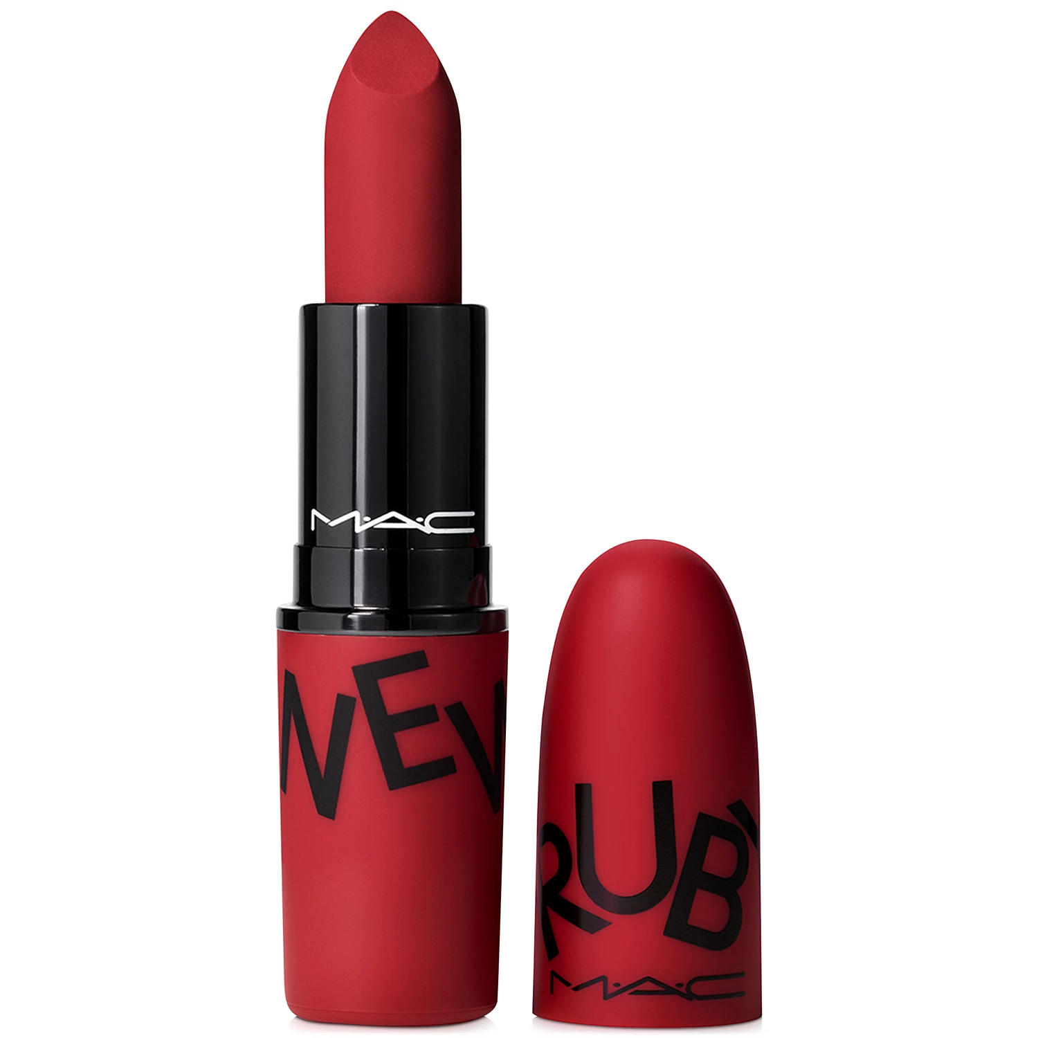 MAC Powder Kiss Lipstick Ruby New