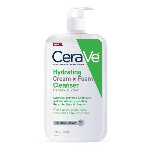 CeraVe Hydrating Cream-to-Foam Cleanser Mini