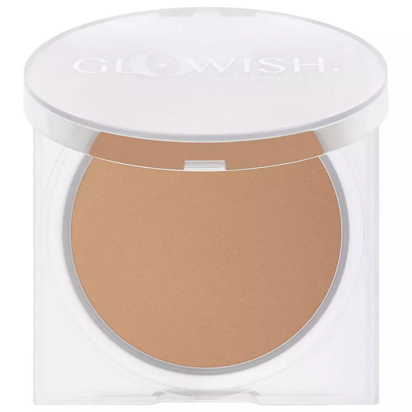 Huda Beauty Glowish Luminous Pressed Powder Light Medium 04