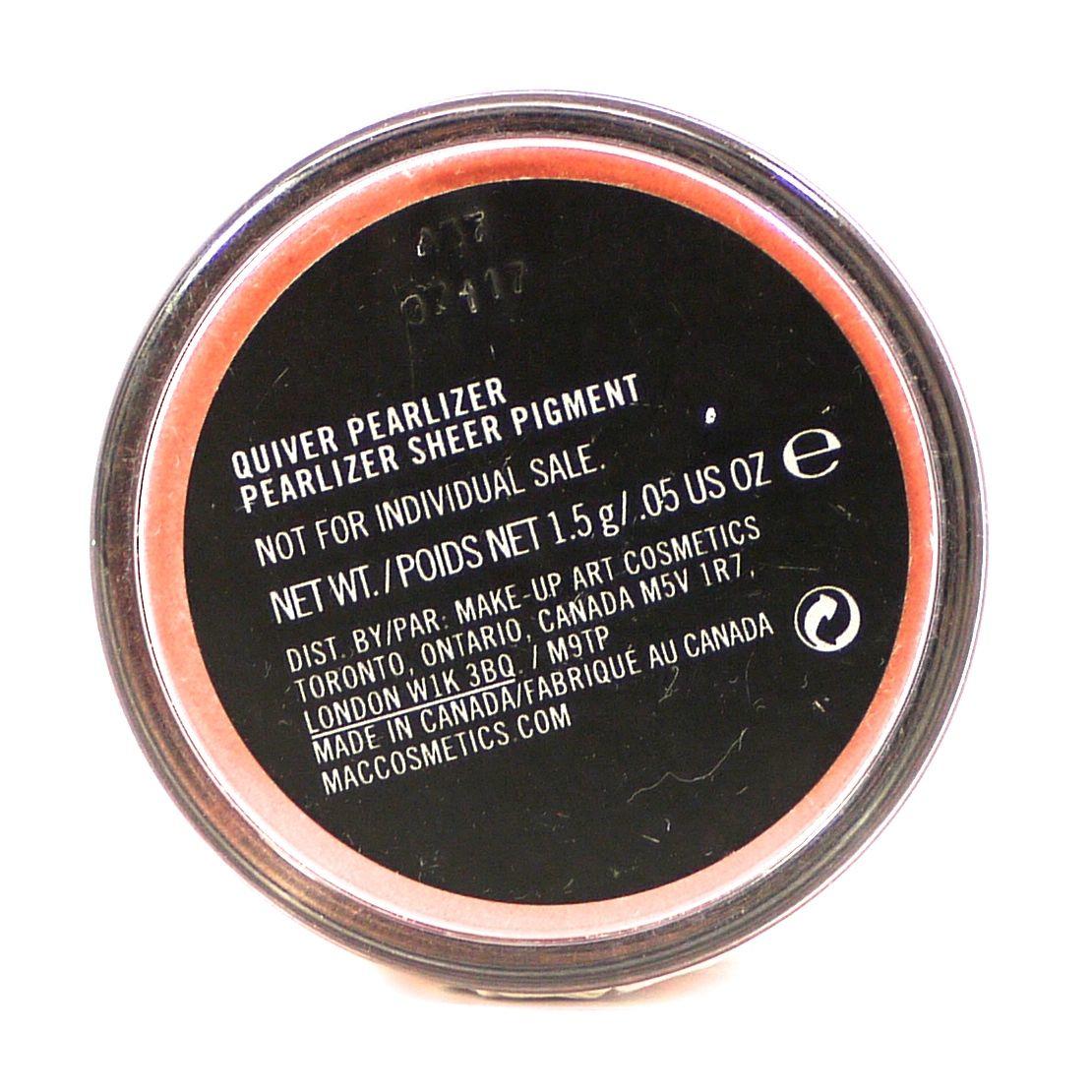 MAC Pearlizer Sheer Pigment Quiver #1