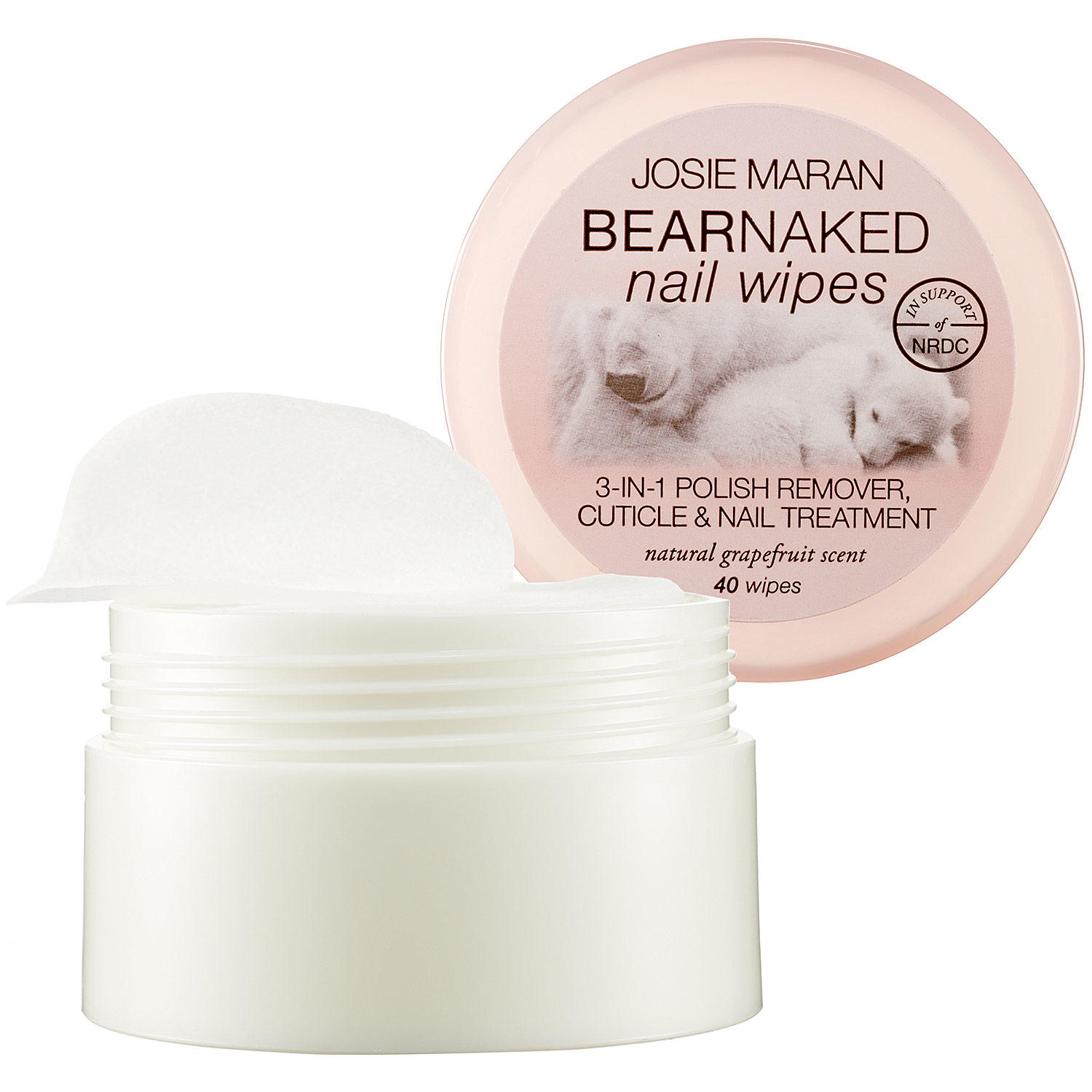 Josie Maran BearNaked Nail Wipes 20x