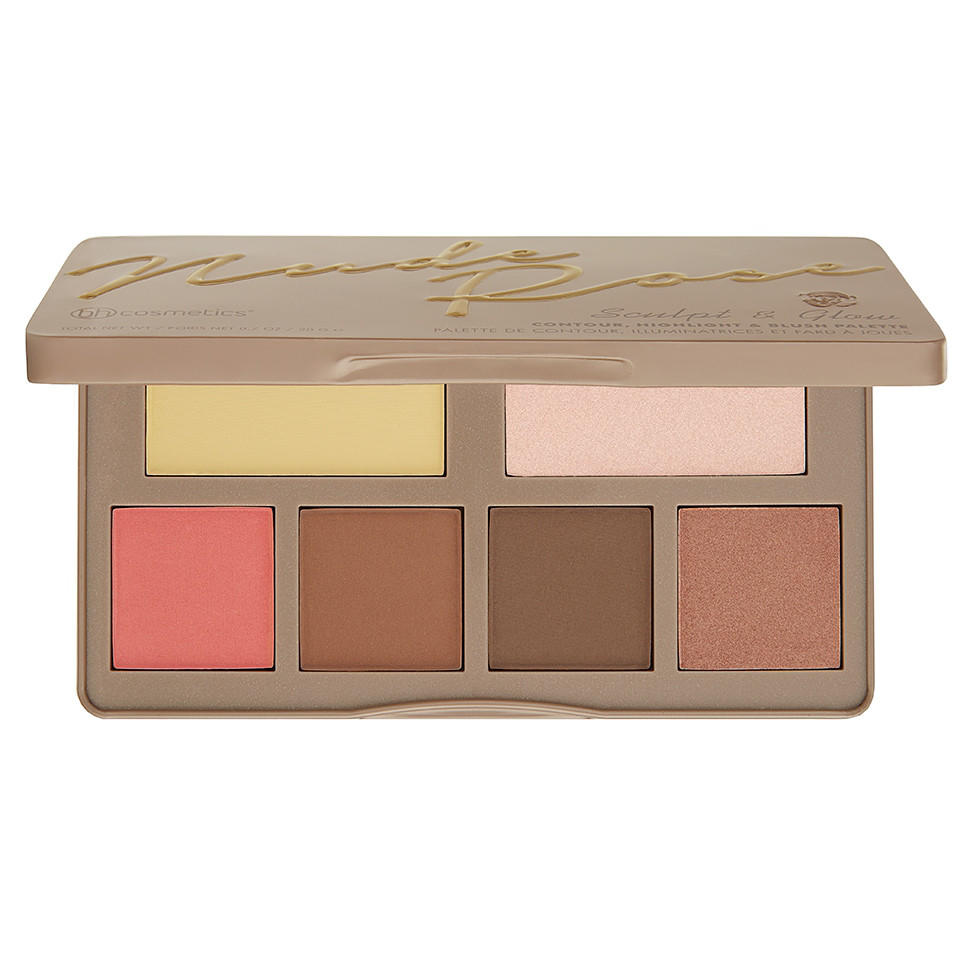 BH Cosmetics Nude Rose Sculpt & Glow Palette