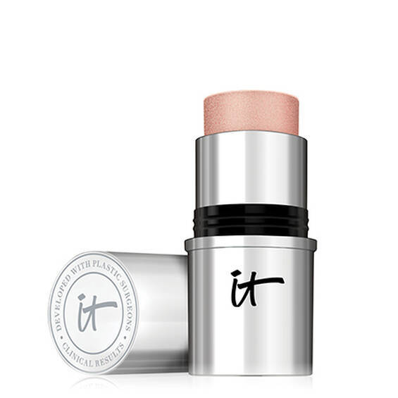 IT Cosmetics Cooling Glow Highlighting Stick Brilliant Copper Rose Travel