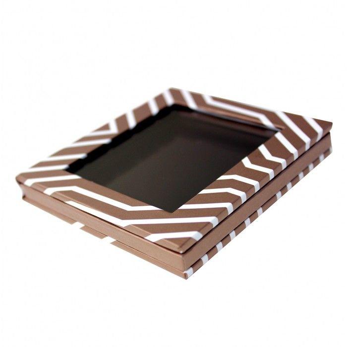 Makeup Geek Large Rose Gold Chevron Z Palette Empty #1