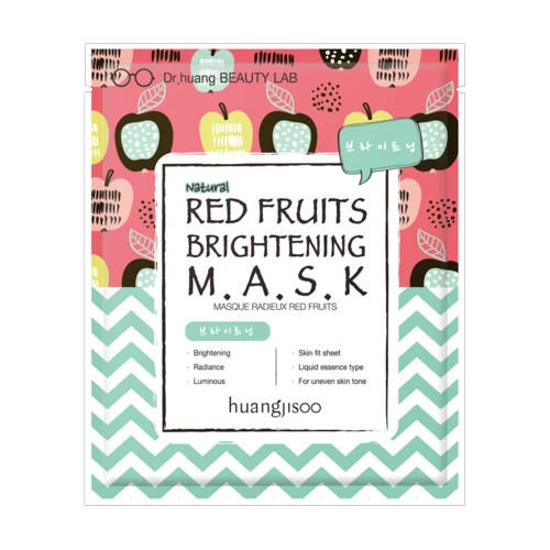 Huangjisoo Red Fruits Brightening Sheet Mask