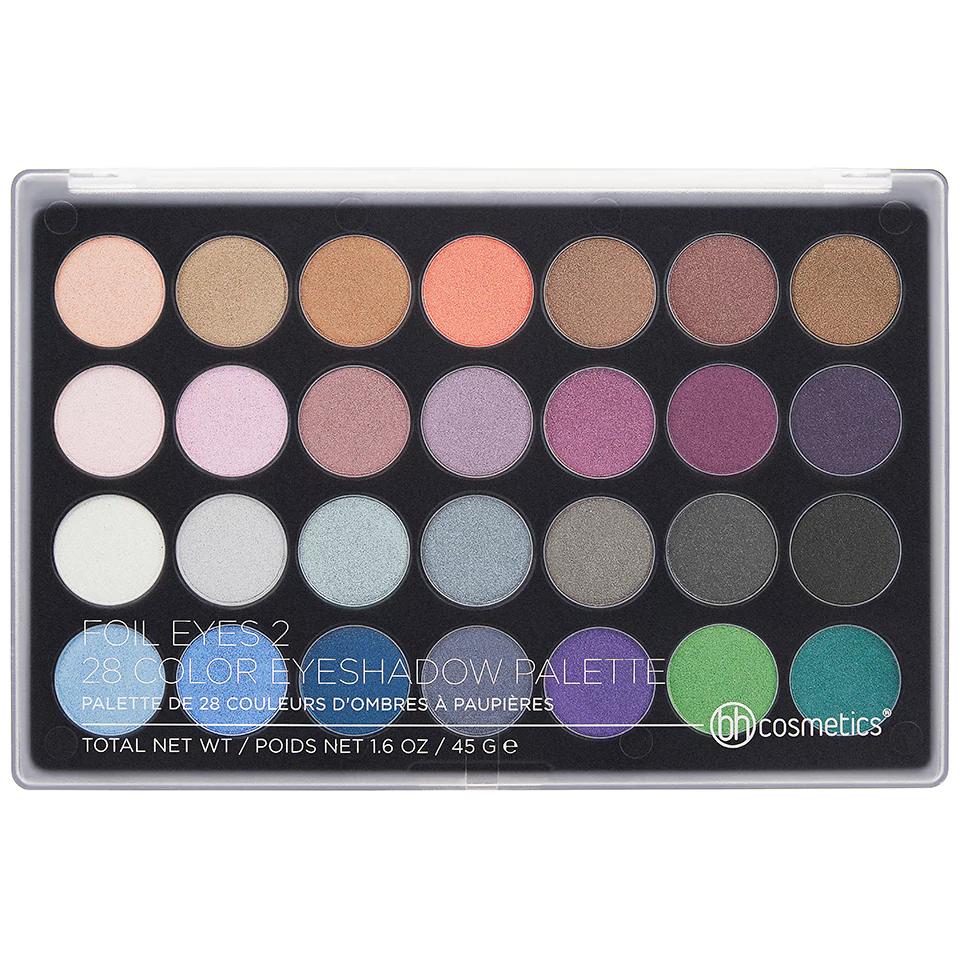 BH Cosmetics 28 Color Eyeshadow Palette Foil Eyes 2