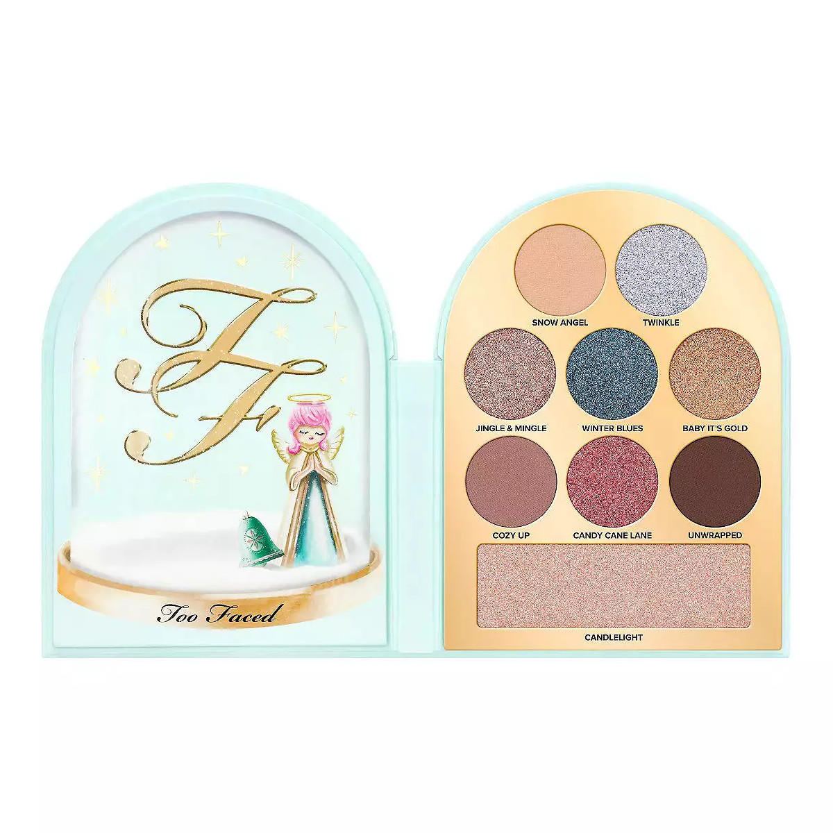 Too Faced Let It Snow Globe Palette Holiday Angel