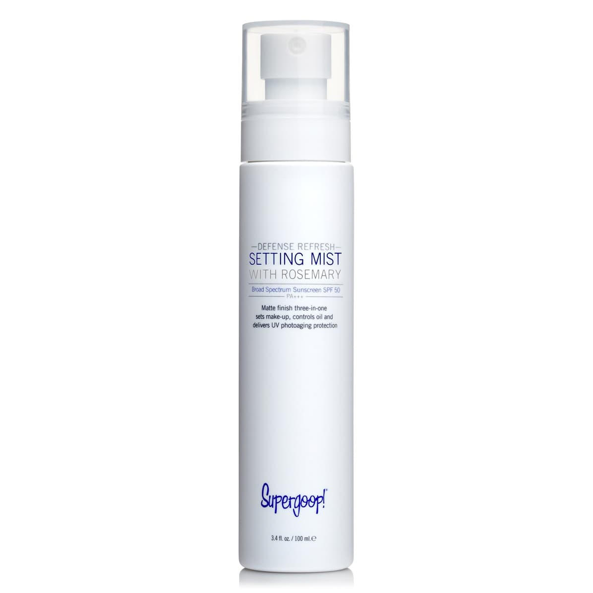 Supergoop! Defense Refresh Setting Mist With Rosmary SPF 50