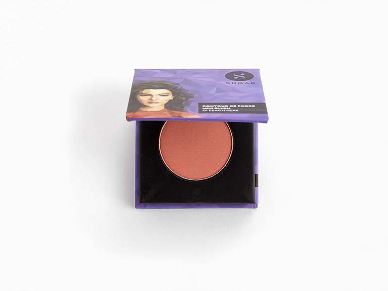 SUGAR Contour De Force Mini Blush 01 Peach Peak