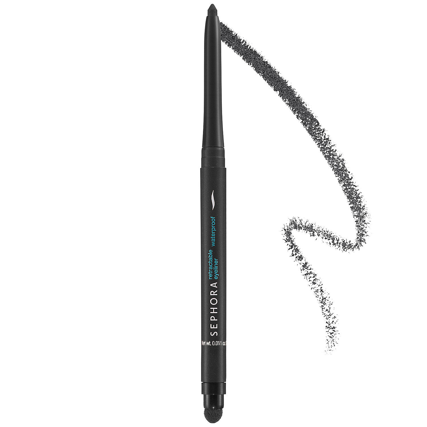 Sephora Retractable Waterproof Eyeliner Glitter Black 09