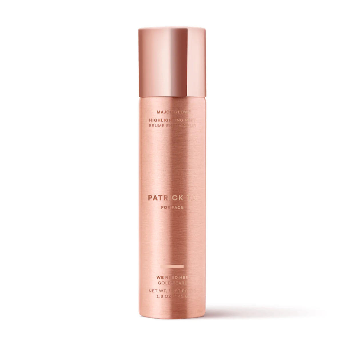 Patrick Ta Major Glow Highlighting Mist We Need Her Gold Pearl